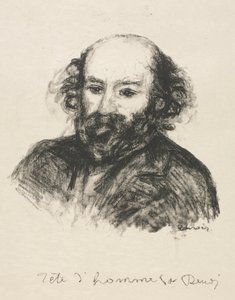 Paul Cézanne, ca. 1902. af Pierre Auguste Renoir