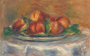 Fersken på en tallerken, 19021905. af Pierre Auguste Renoir