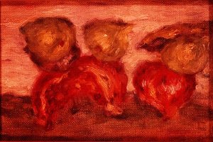 Granatæbler og vandmelon af Pierre Auguste Renoir