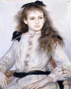 Portræt af Madeleine Adam, 1887 af Pierre Auguste Renoir
