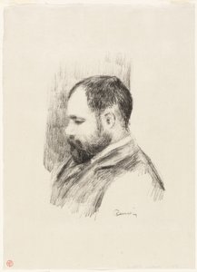 Portræt af Ambroise Vollard af Pierre Auguste Renoir