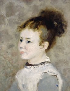 Portræt af Jeanne Sisley, 1875 af Pierre Auguste Renoir