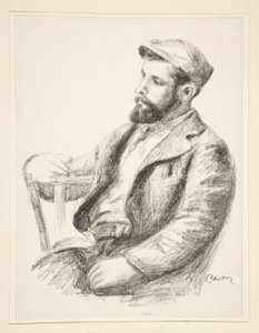 Portræt af Louis Valtat af Pierre Auguste Renoir