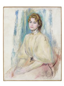 Portræt af Mademoiselle Yvonne Lerolle, ca. 1894 af Pierre Auguste Renoir