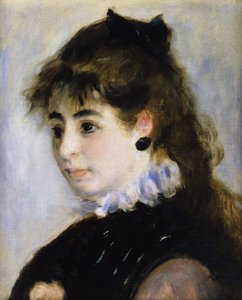 Portræt af frøken Henriette Henriot; Portræt af fru Henriot, 1874 af Pierre Auguste Renoir