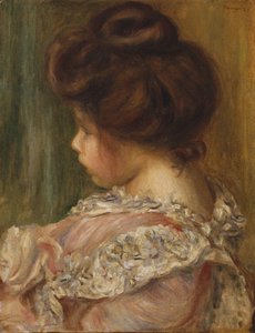 Portræt af en ung pige af Pierre Auguste Renoir