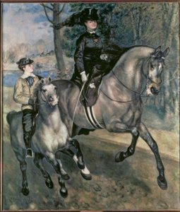 Rytter i Bois de Boulogne af Pierre Auguste Renoir