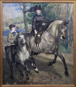 Riding at the Bois de Boulogne Dani af Pierre Auguste Renoir