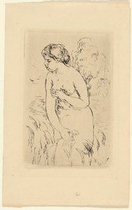 Stående Bader af Pierre Auguste Renoir