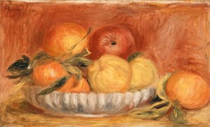 Stilleben med æbler og appelsiner; Nature Morte aux pommes et appelsiner, slutningen af 1890