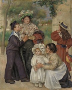 Kunstnerfamilien Kunstnerfamilien, 1896. af Pierre Auguste Renoir