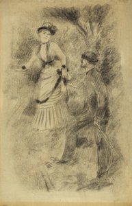 Nedstigningen fra topmødet: Jean Martin Steadies Hélène, bankmandens datter, 1881 af Pierre Auguste Renoir