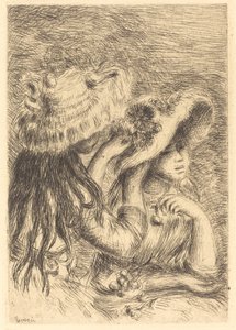 Hattenålen Hattenålen, 1894. af Pierre Auguste Renoir
