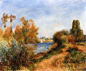 Seinen ved Argenteuil, 1888 af Pierre Auguste Renoir