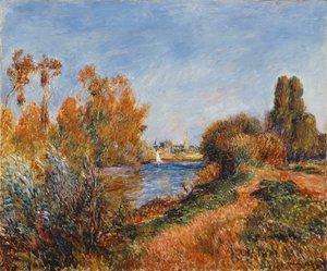 Seinen ved Argenteuil; Seinen ved Argenteuil, 1888 af Pierre Auguste Renoir