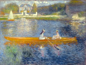 The Skiff (La Yole), 1875 af Pierre Auguste Renoir