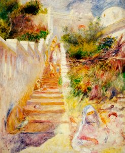 The Steps, Algier, ca. 1882 af Pierre Auguste Renoir