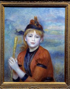 Vandreren. Maleri af Pierre Auguste Renoir (1841-1919) af Pierre Auguste Renoir