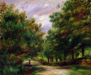 Vejen nær Cagnes, 1905 af Pierre Auguste Renoir