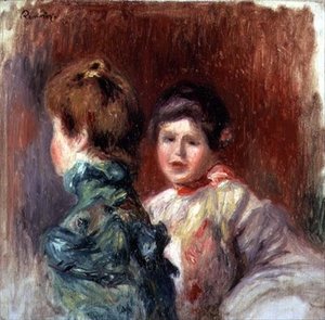 To kvindehoveder af Pierre Auguste Renoir
