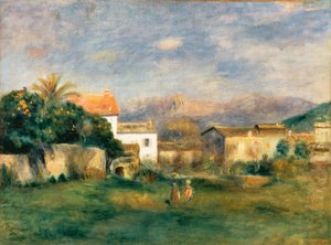 Udsigt over Cagnes af Pierre Auguste Renoir
