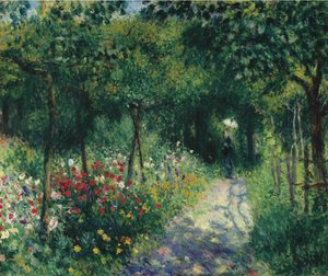 Kvinder i haven, 1873 af Pierre Auguste Renoir