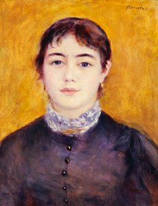 Ung kvinde i blåt, 1879 af Pierre Auguste Renoir