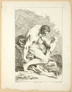 Figur, fra First Book of Academie Figurer indgraveret til dels af professorerne fra det kongelige akademi af Pierre Aveline