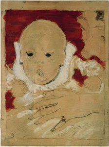 Andrée Bonnard og hendes søn Jean Terrasse af Pierre Bonnard