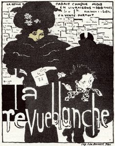 Kunst. Revyen Blanche. Plakat af Pierre Bonnard, Frankrig af Pierre Bonnard