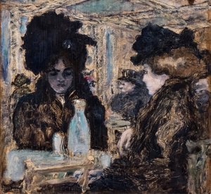 På café, ca. 1894 (olie på lærred) af Pierre Bonnard