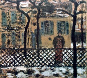 Bag hegnet, c1895 af Pierre Bonnard