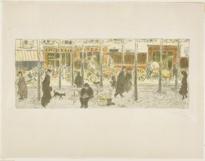 Boulevard af Pierre Bonnard