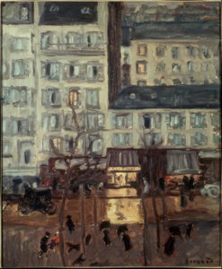 Boulevard de Clichy af Pierre Bonnard