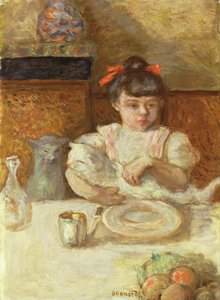 Barn med katte, ca. 1906 (olie på lærred) af Pierre Bonnard