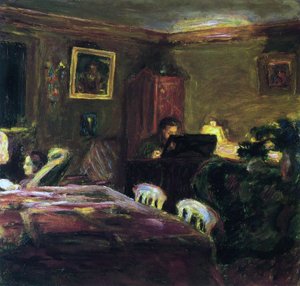 Claude Terrasse ved klaveret af Pierre Bonnard