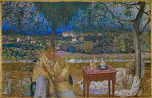 Samtale provencalsk af Pierre Bonnard