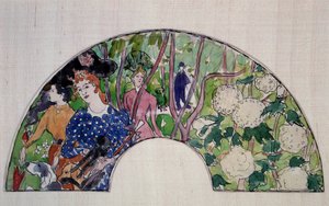 Fan-projekt, 20. århundrede (akvarel) af Pierre Bonnard