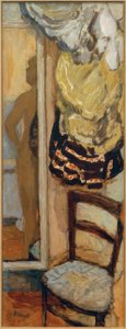 Nøgen i spejlet af Pierre Bonnard