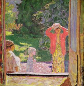 Foran vinduet, 1918 af Pierre Bonnard
