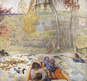 I en båd af Pierre Bonnard