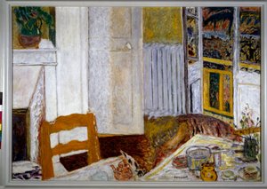 Interiør Hvidt maleri af Pierre Bonnard (1867-1947) 1932 Dim. 0,1x0,15 m Grenoble, musee des Beaux Arts af Pierre Bonnard