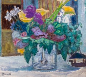 Iris og syren af Pierre Bonnard