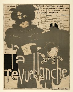 The White Review, pub. 1894 (farve litho) af Pierre Bonnard