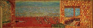 Den solrige terrasse af Pierre Bonnard