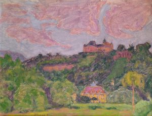 Landskab ved Uriage af Pierre Bonnard