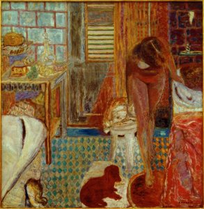 Badeværelset af Pierre Bonnard