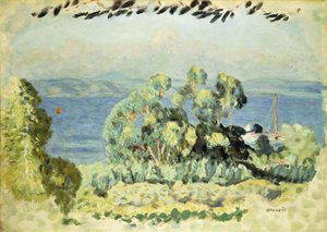Les Eucalyptus af Pierre Bonnard