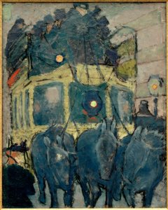 Lomnibus "Panthéon-Courcelles" af Pierre Bonnard