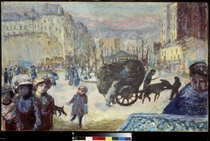 Morgen i Paris (morgen i Paris). Maleri af Pierre Bonnard (1867-1947) af Pierre Bonnard